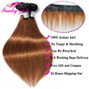 FG 32 Inch Brazilian Straight Hair 1B/30 Human Hair Weave Bundles Two Toned Hair Bundles Ombre Straight Hair 3/4 Pcs Extensions