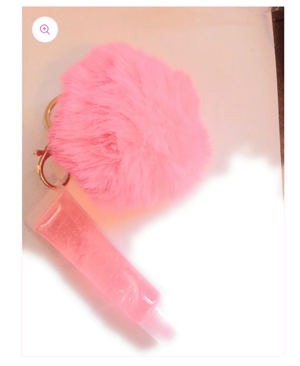 LipsGloss with Keychain.