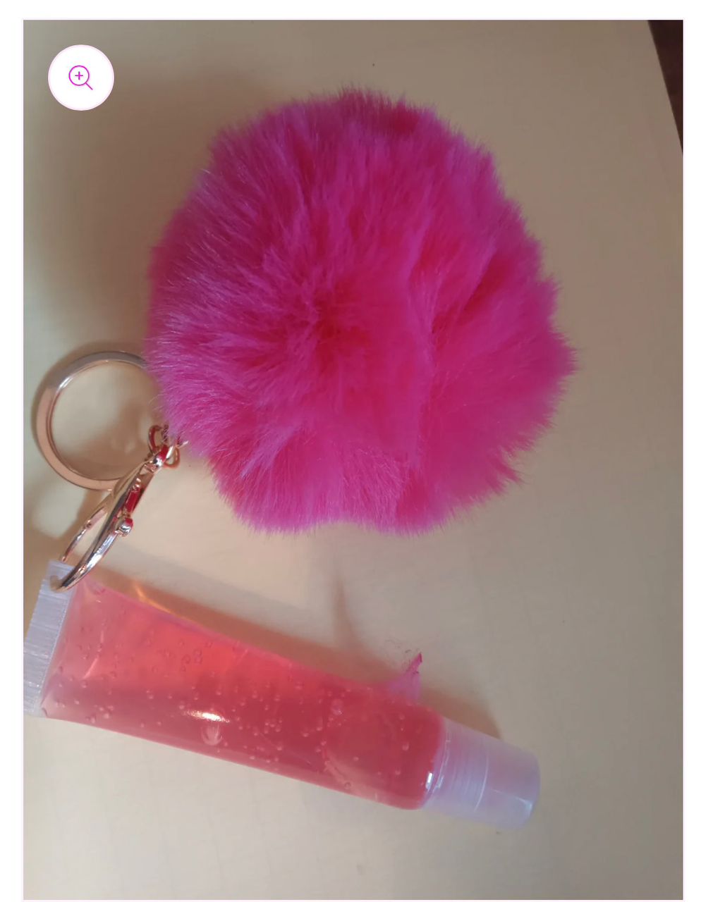 LipsGloss with Keychain.