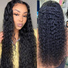 Water Wave Long Wigs For Women 13x6 HD Lace Frontal Wigs Brazilian Deep Curly Wave Human Hair ISEE YOUNG Full Lace Frontal Wigs