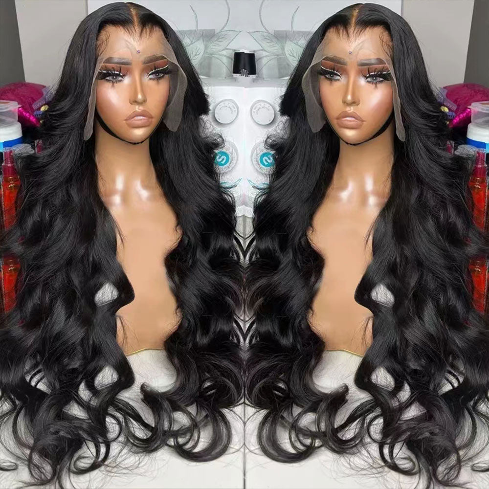 Body Wave 13x4 Lace Frontal Human Hair Wigs 30" 32" 34" Lace Front Wig Raw Indian Remy Hair Lace Front Human Hair Wigs For Women